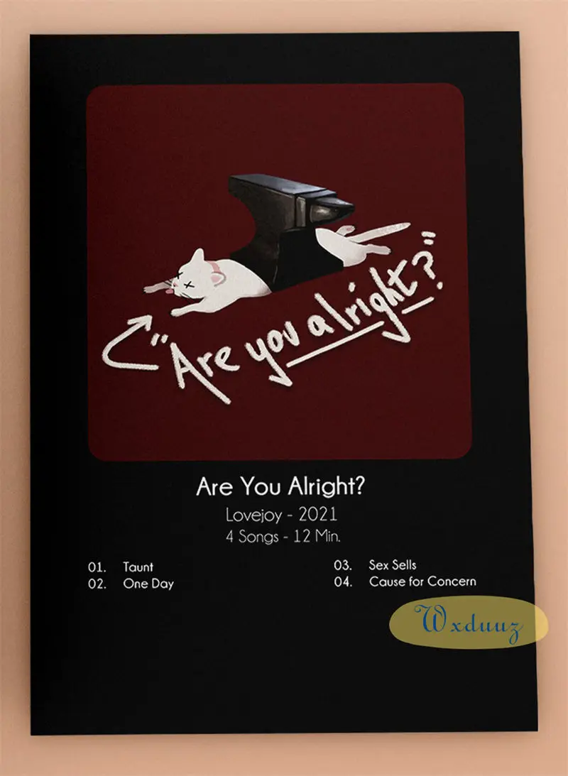 2023 Latest Popular Music Album Posters Wake up It s Over Cover Singer Lovejoy Pictures Room 9 - Lovejoy Shop