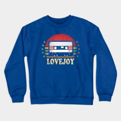 Vintage Lovejoy Proud Name Birthday Styles Crewneck Sweatshirt Official Cow Anime Merch