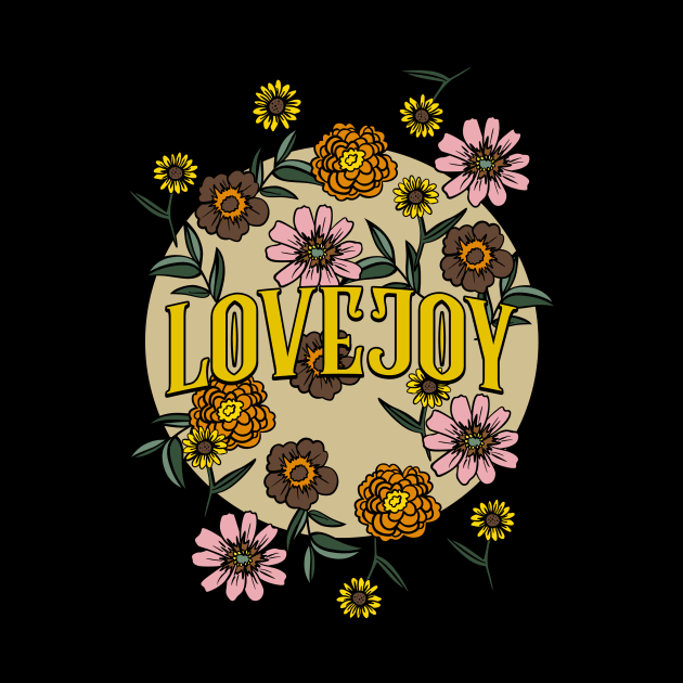 Lovejoy Name Personalized Flower Retro Floral 80S Mug Official Lovejoy Merch