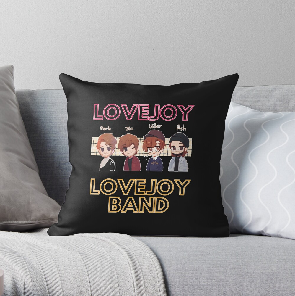 Lovejoy Band Throw Pillow
