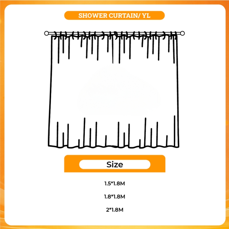 3D shower curtain - Lovejoy Shop